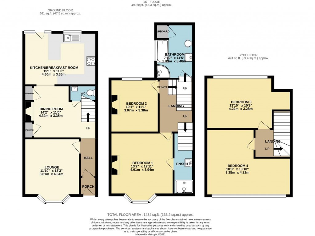 Floorplans For Holborn Road, Furzeham, Brixham