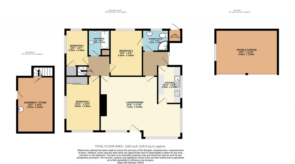 Floorplans For Brimlands Lane, Brixham