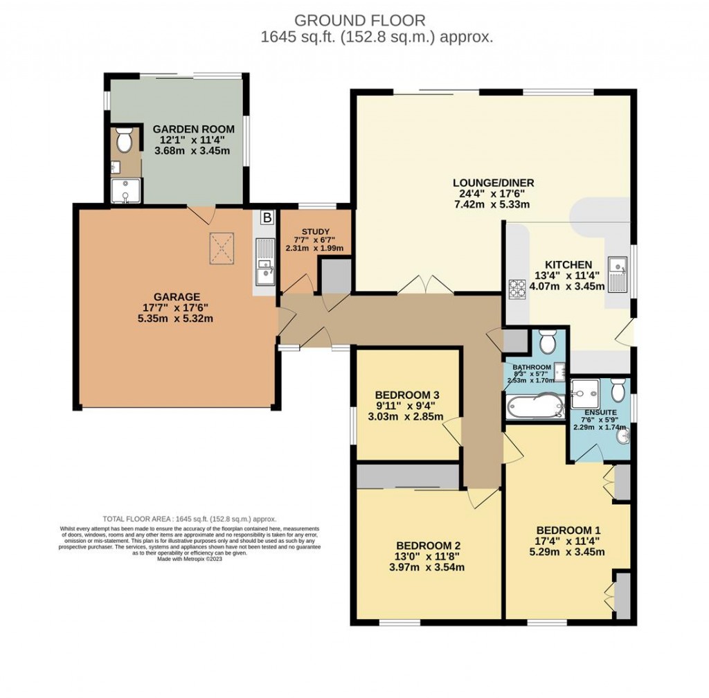 Floorplans For Huccaby Close, Brixham