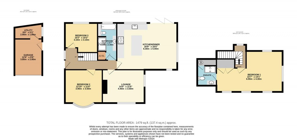 Floorplans For Mount Road, Brixham