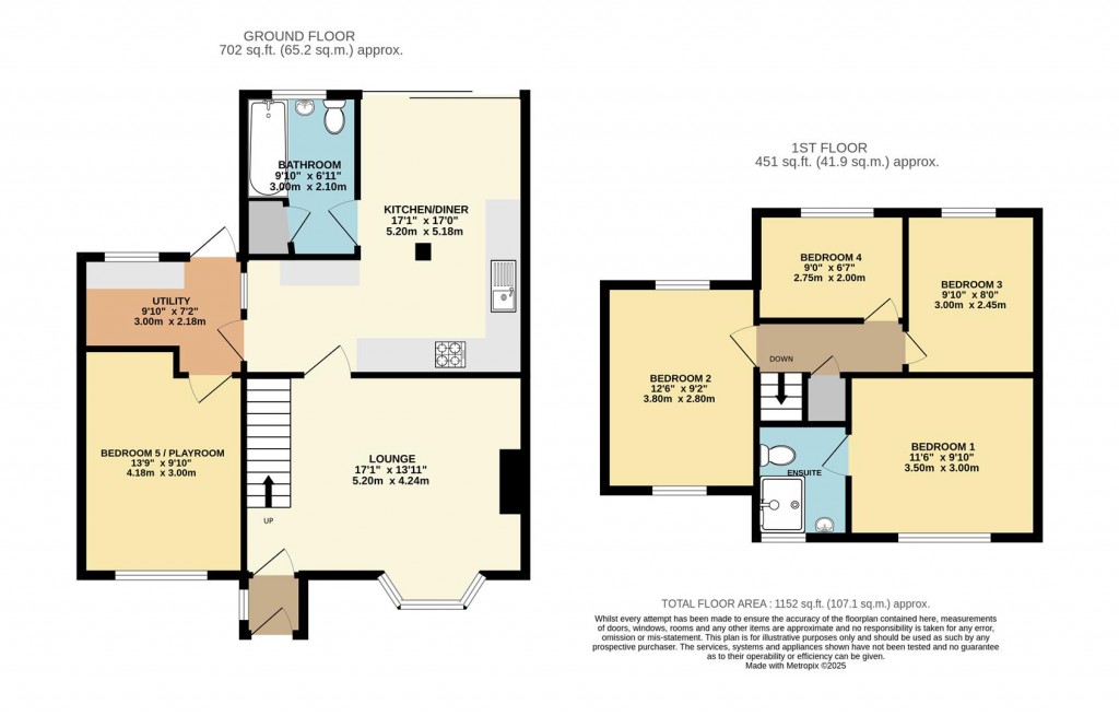 Floorplans For Lytes Road, Brixham