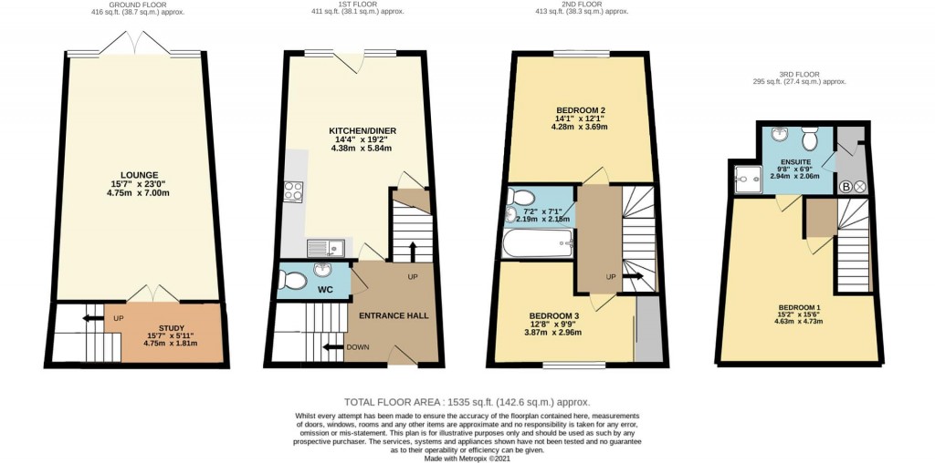 Floorplans For St. Marys Hill, Brixham