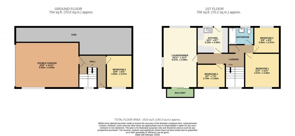 Floorplans For Deep Dene Close, Brixham