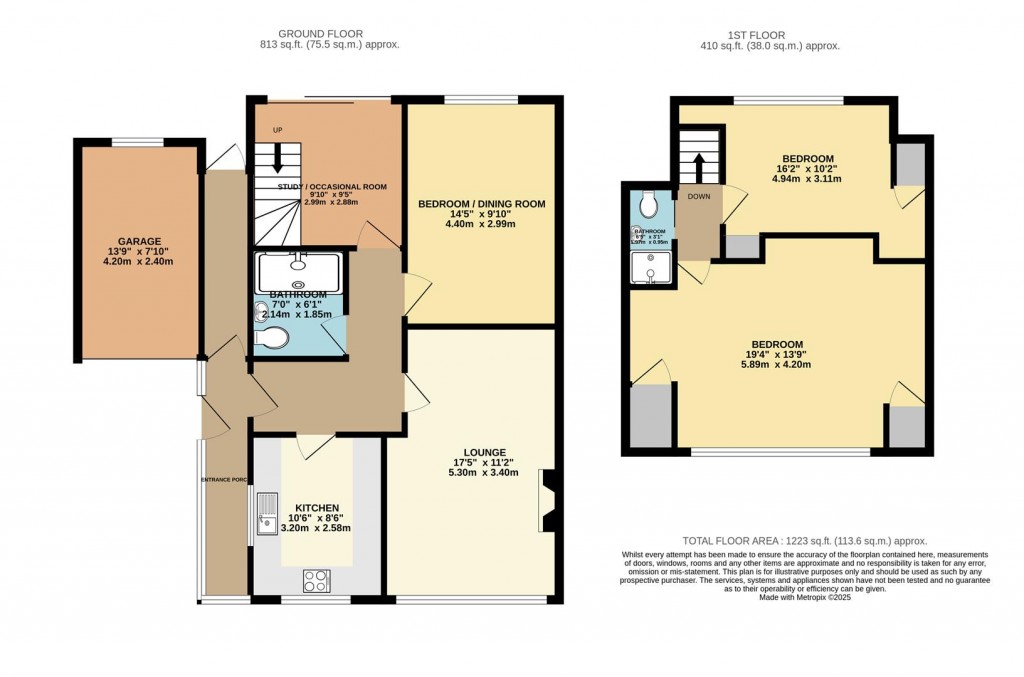 Floorplans For Hill Head Park, Hillhead, Brixham