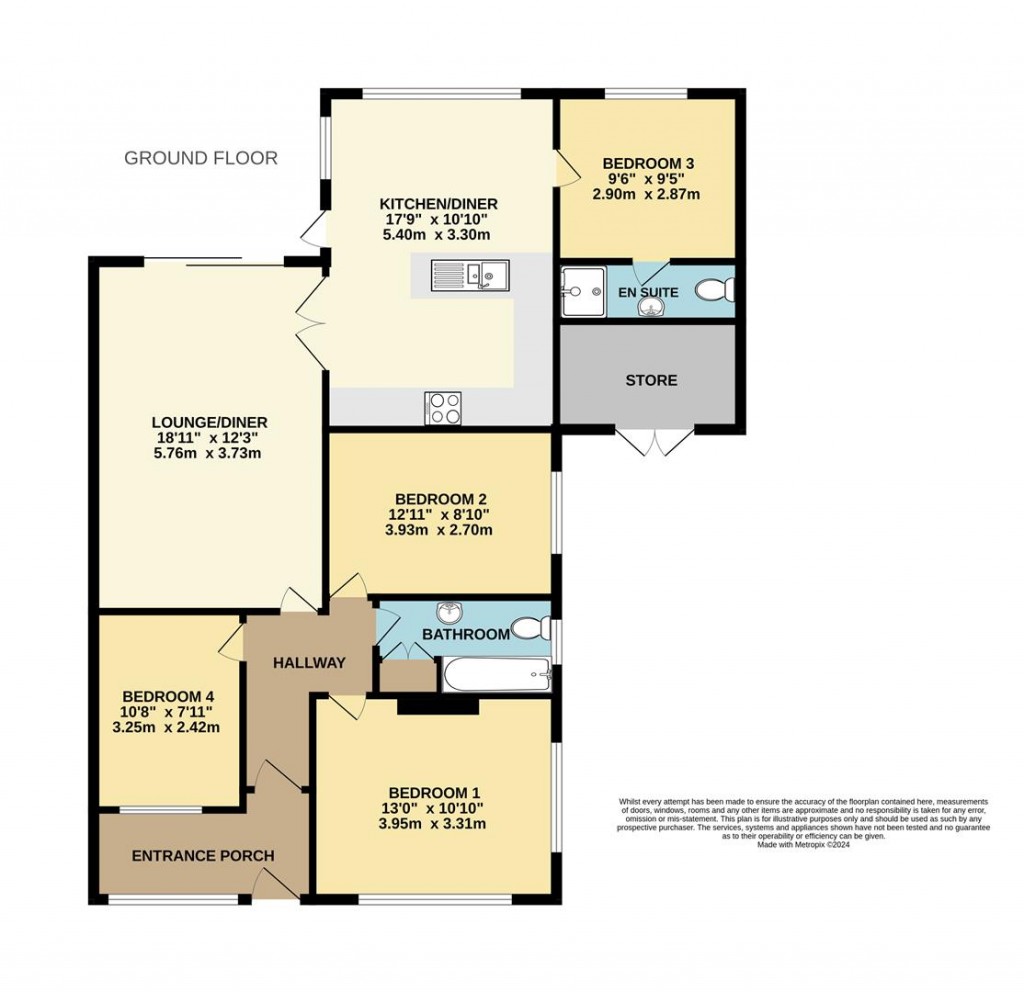Floorplans For Chestnut Drive, Brixham
