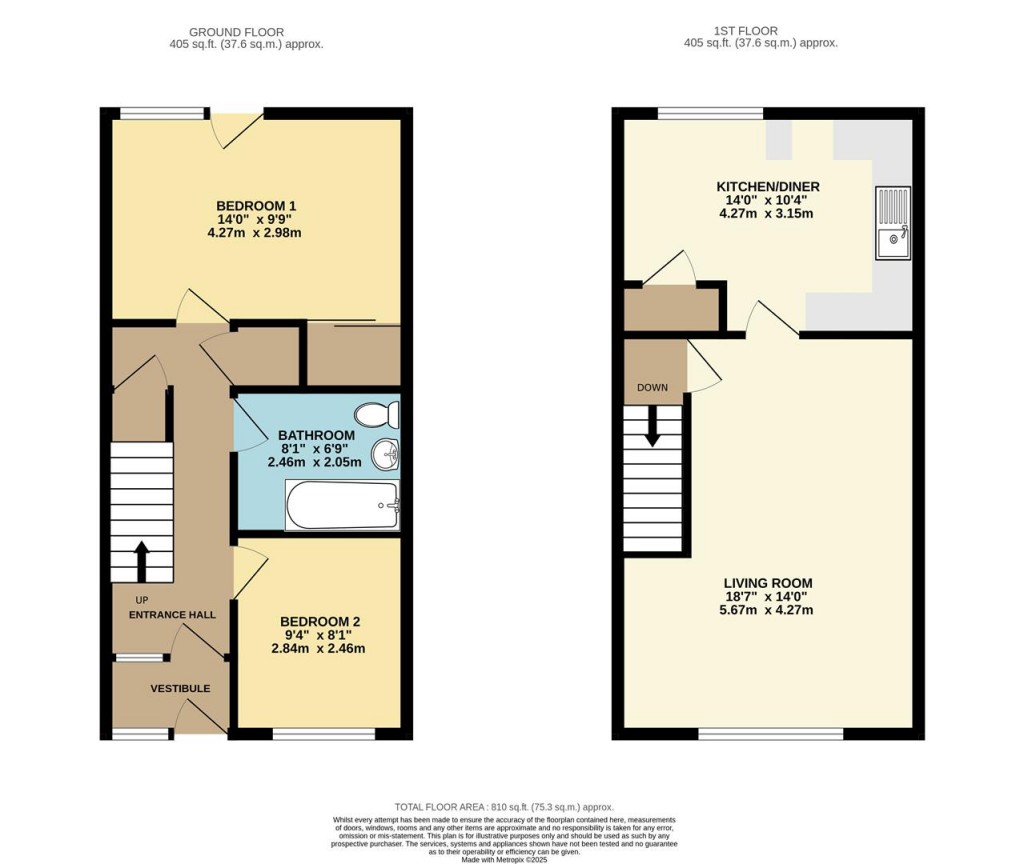 Floorplans For Wall Park Road, Brixham