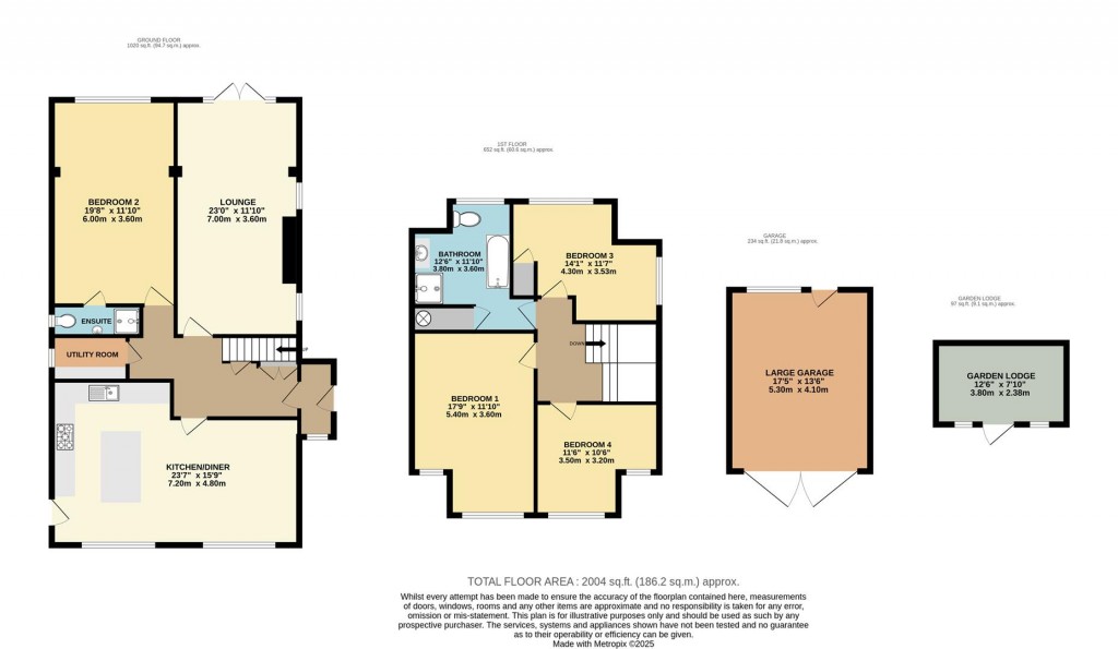 Floorplans For Upton Manor Road, St Marys, Brixham
