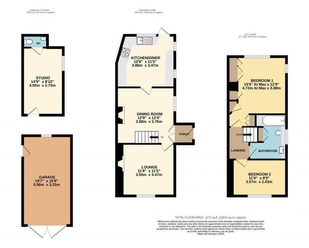 Floorplans For Churston Road, Churston Ferrers, Brixham