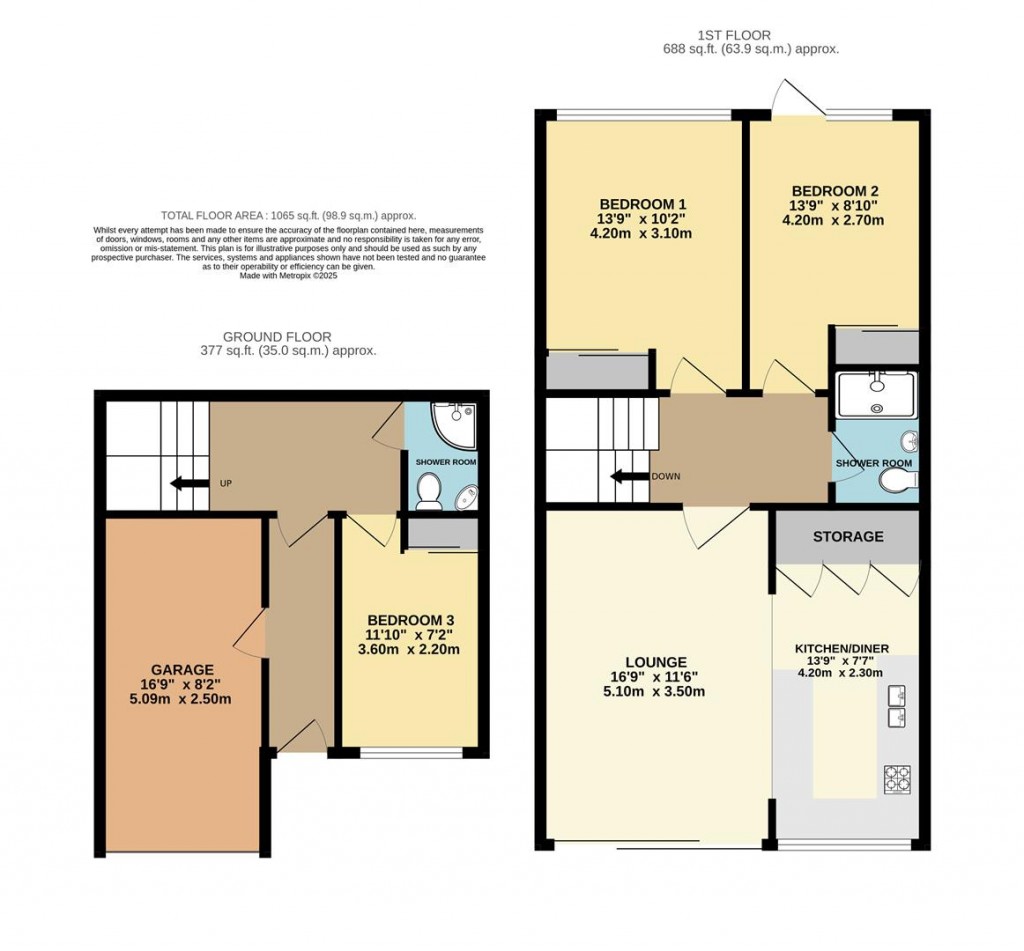 Floorplans For Heath Road, Brixham