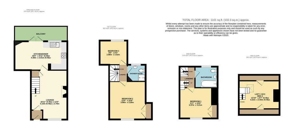 Floorplans For Overgang Road, Brixham
