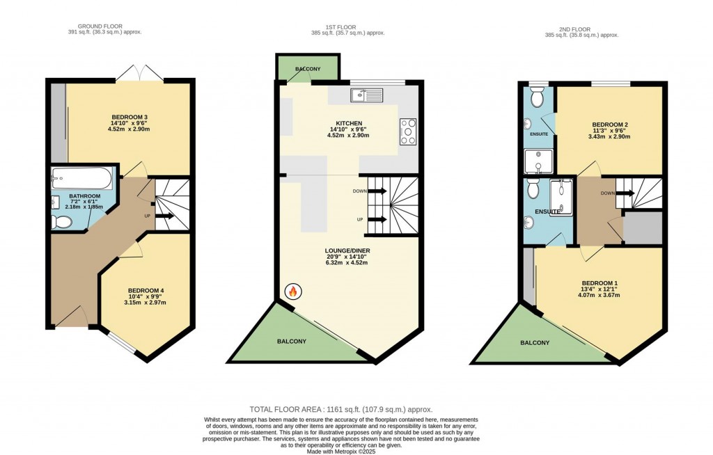 Floorplans For Higher Furzeham Road, Furzeham, Brixham