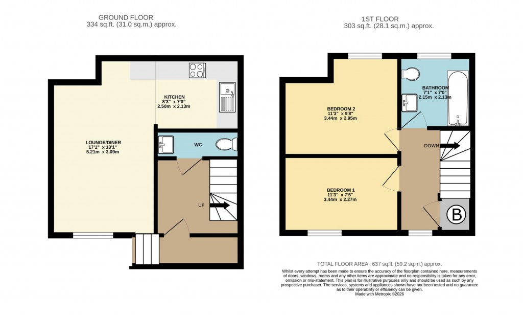 Floorplans For Cavern Road, Brixham