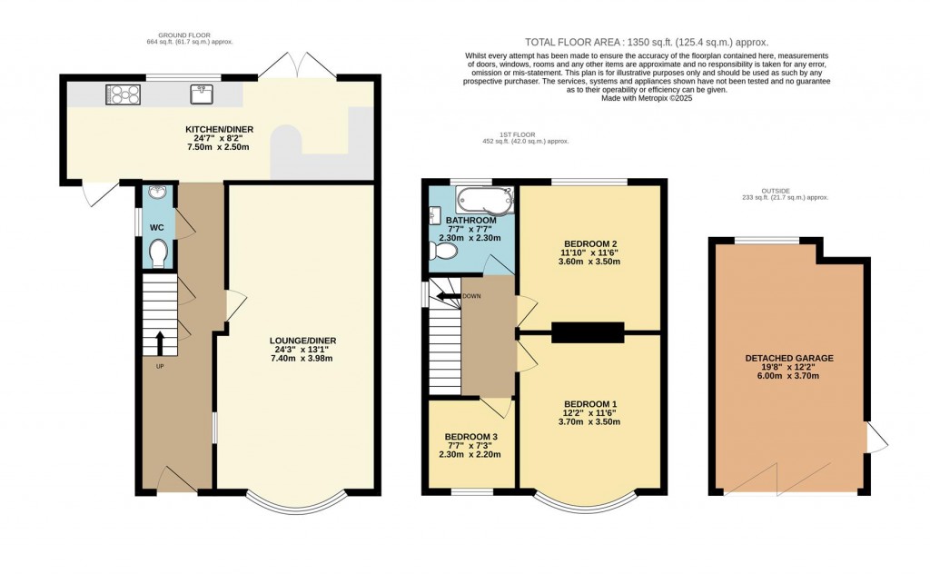 Floorplans For Mount Road, Brixham