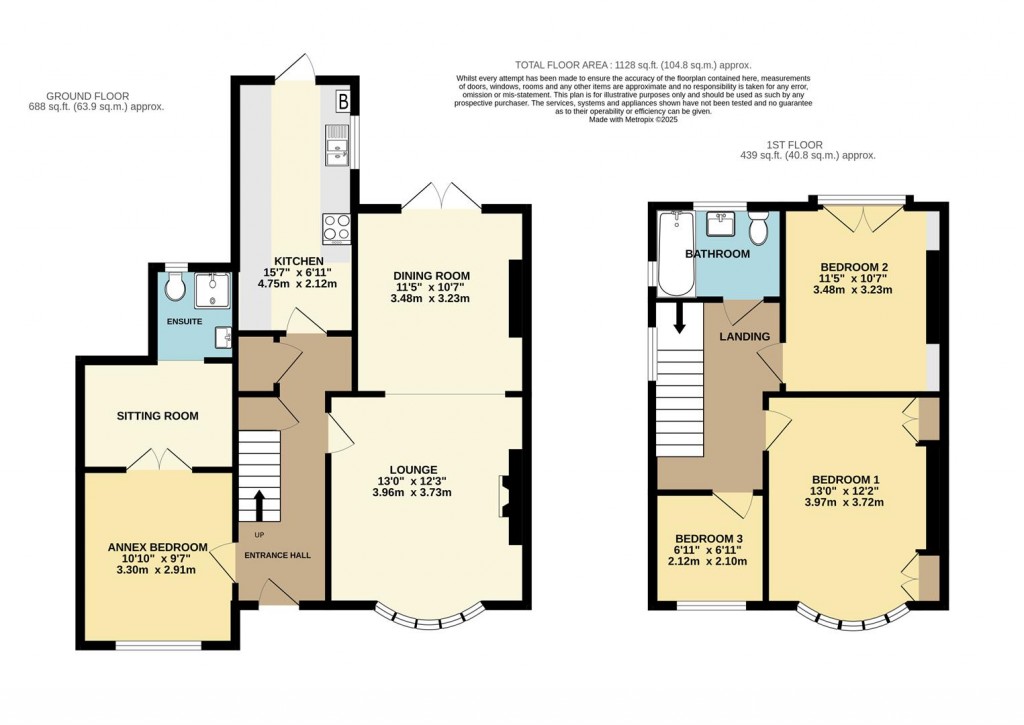 Floorplans For Mount Road, Brixham