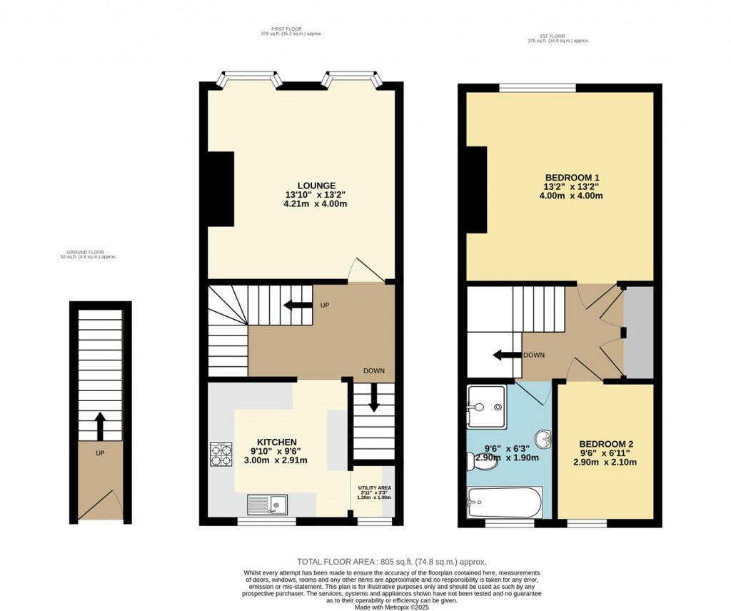 Floorplans For Church Hill West, Central Area, Brixham