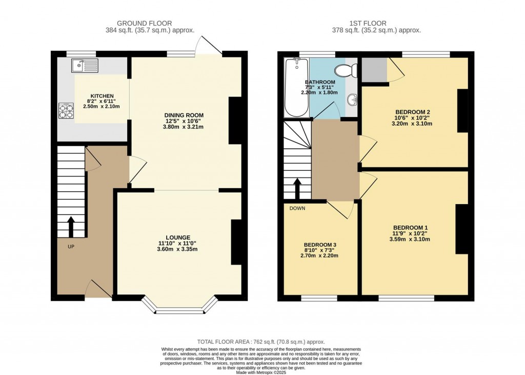 Floorplans For Castor Road, Brixham