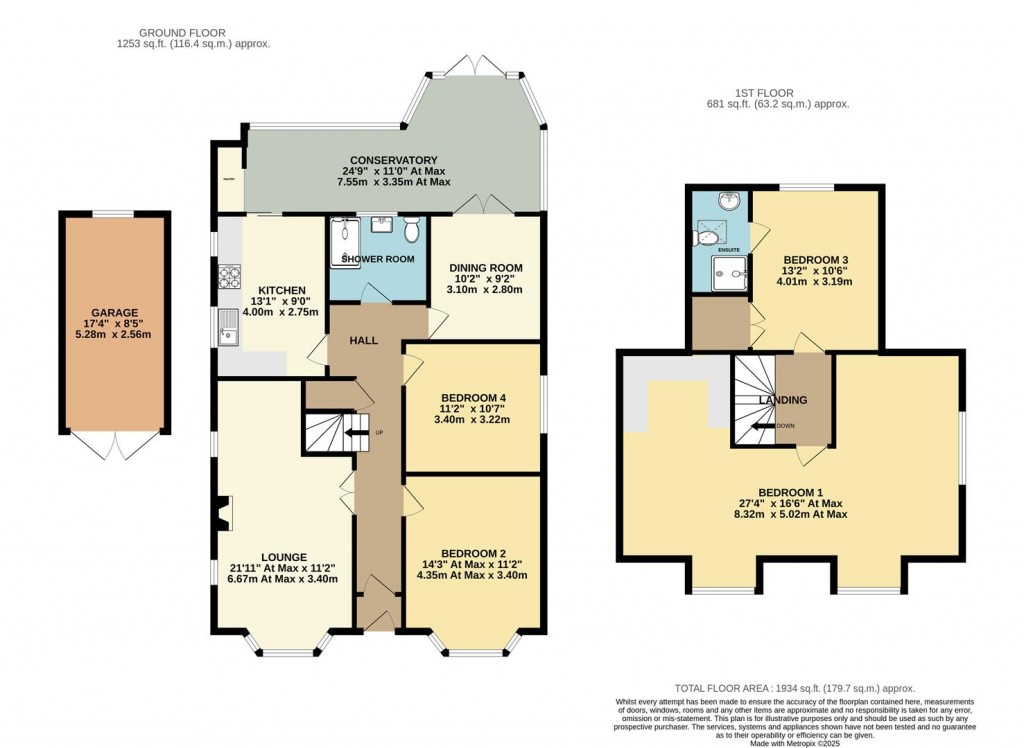 Floorplans For Gillard Road, Brixham