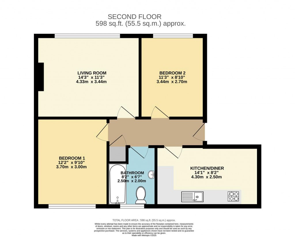 Floorplans For Castor Road, Brixham