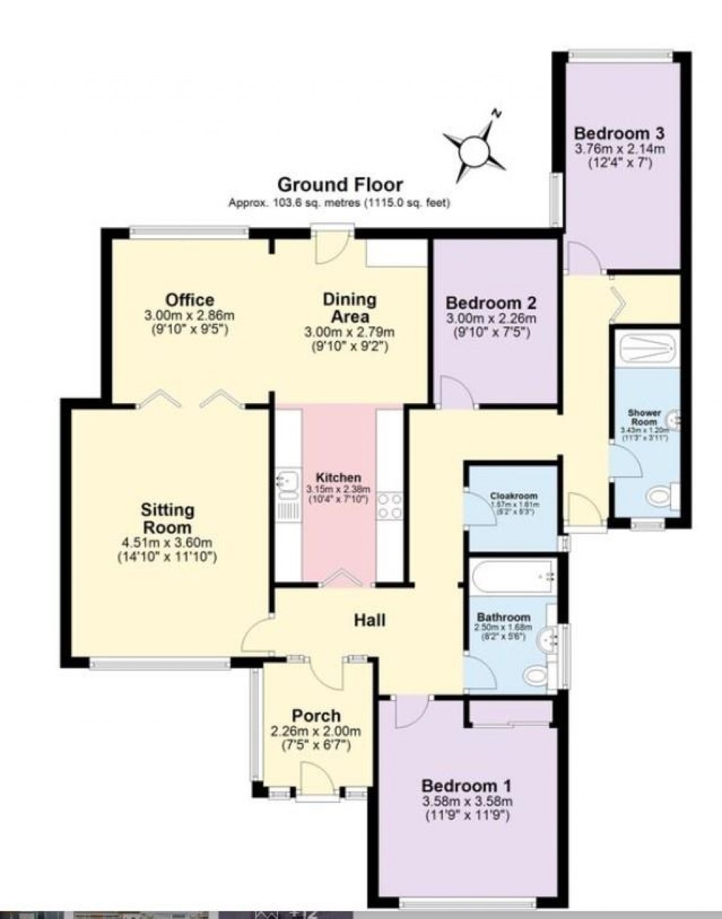 Floorplans For Lakes Road, Brixham