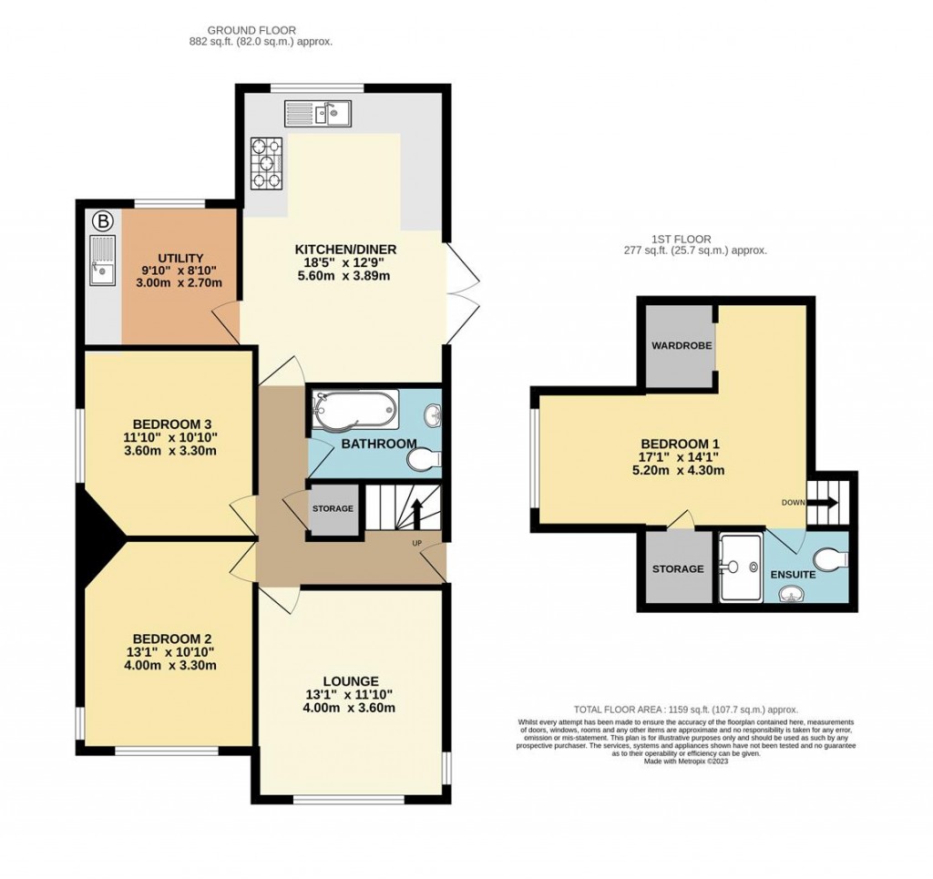 Floorplans For Cudhill Road, Brixham