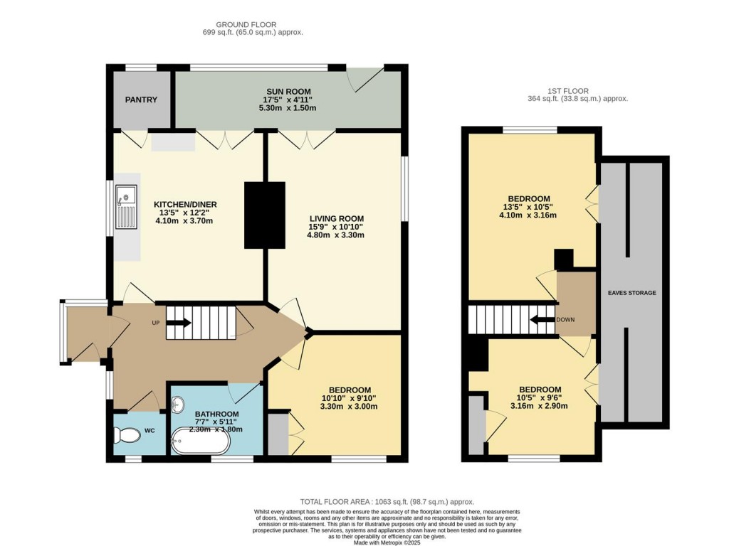 Floorplans For Wall Park Road, Brixham