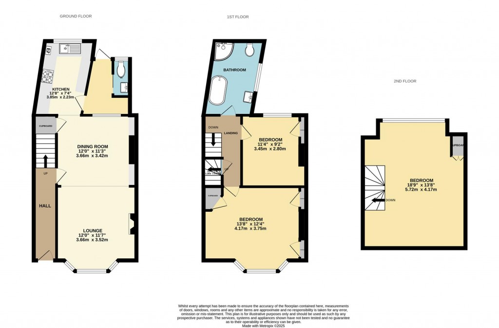 Floorplans For Burton Street, Brixham