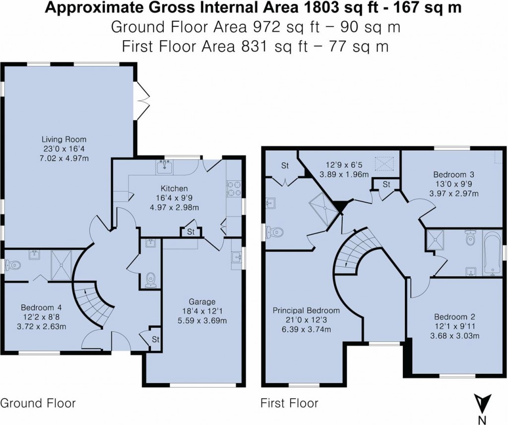 Floorplans For Higher Warborough Road, Galmpton