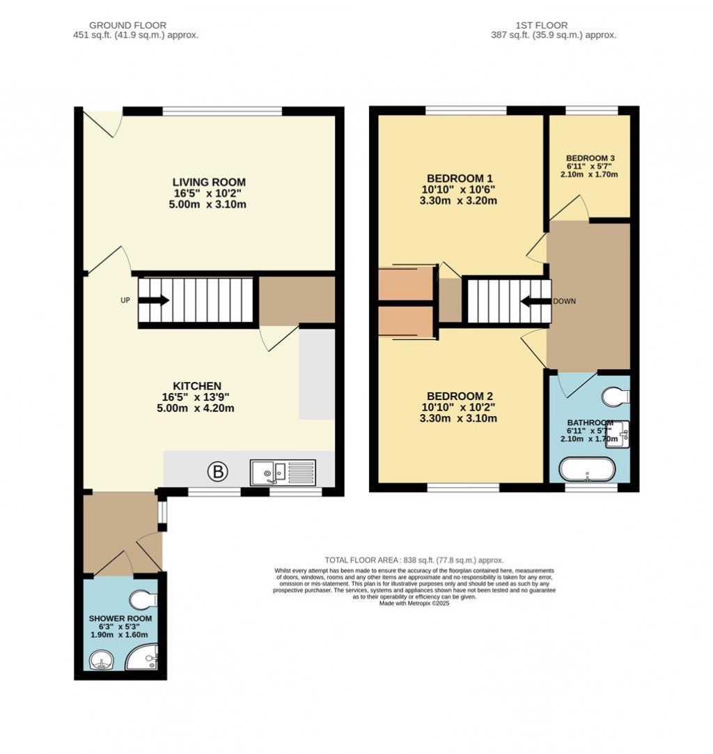 Floorplans For Hill Park Road, Brixham