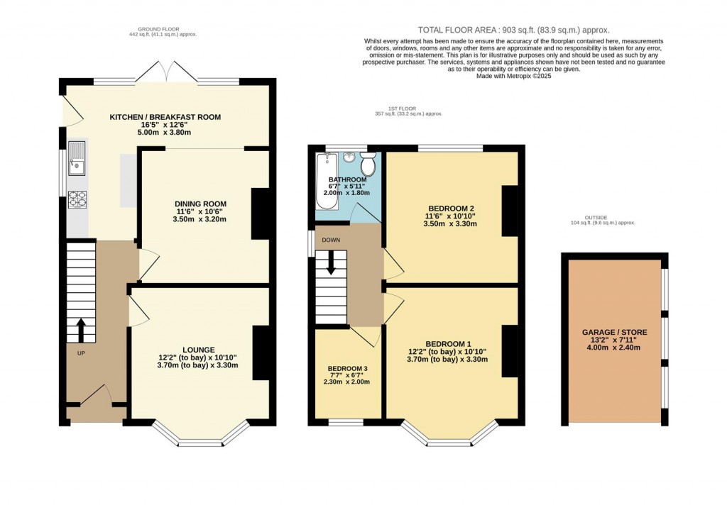 Floorplans For Rea Barn Road, Brixham