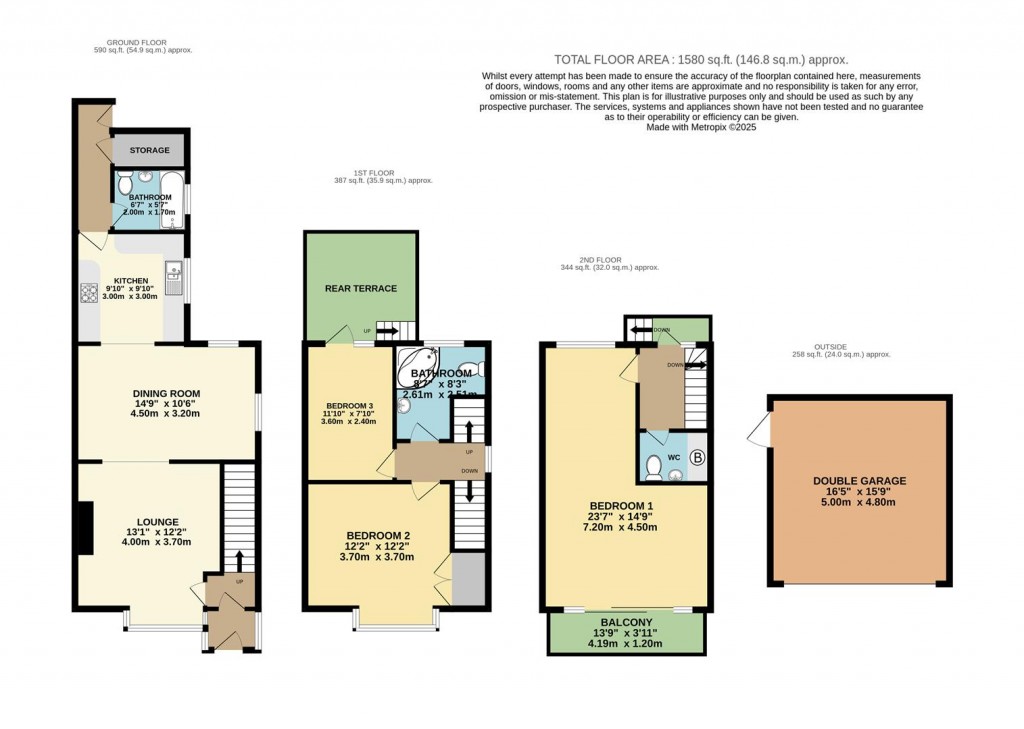 Floorplans For Garlic Rea, Brixham