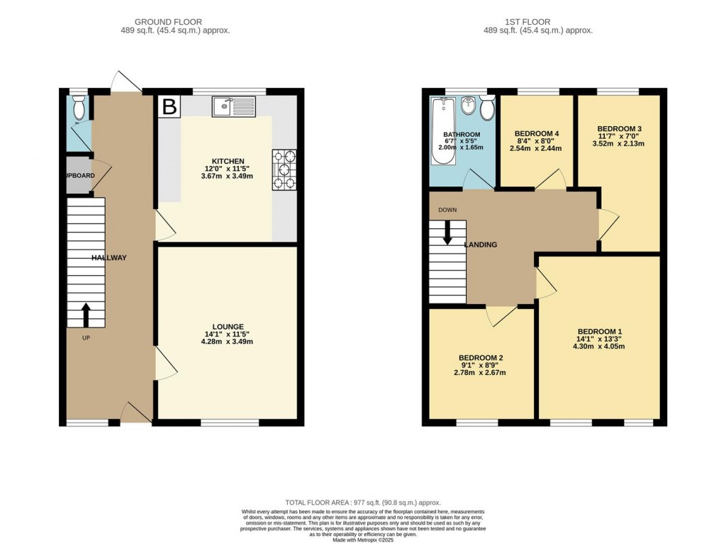 Floorplans For Elizabeth Avenue, Brixham