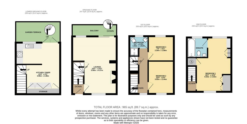 Floorplans For North View Road, Harbour Area, Brixham