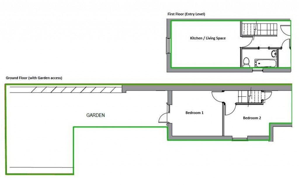 Floorplans For New Road, Brixham