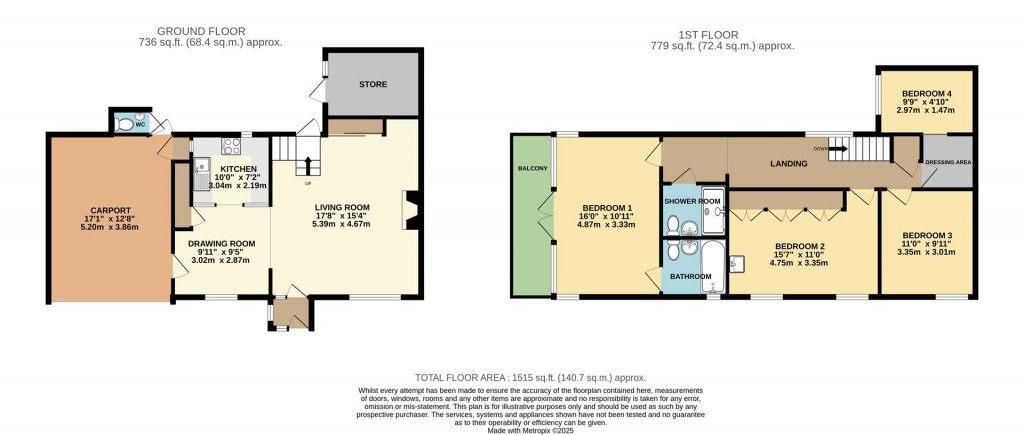 Floorplans For Polhearne Lane, Brixham