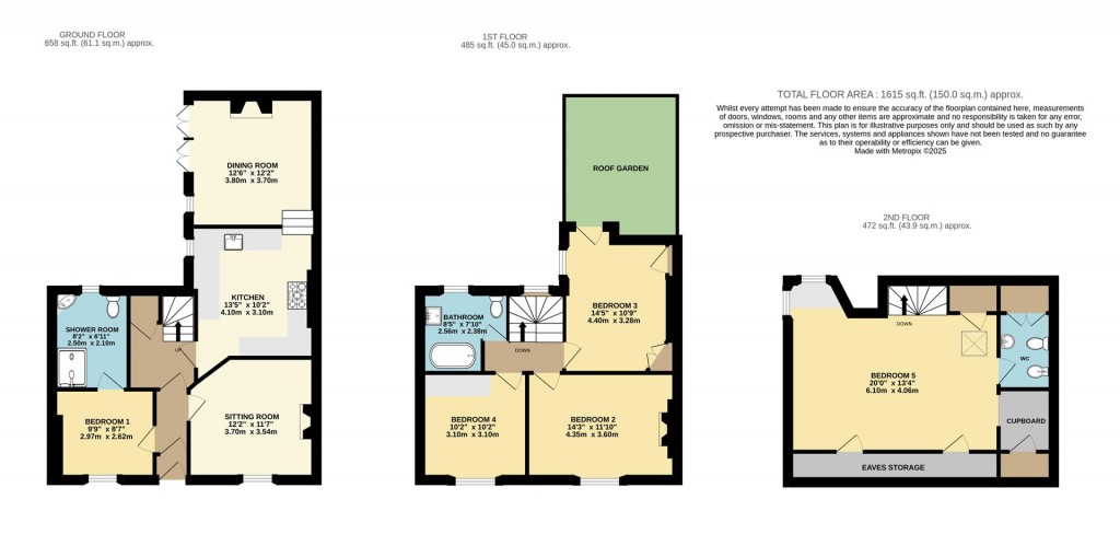 Floorplans For Milton Street, Brixham