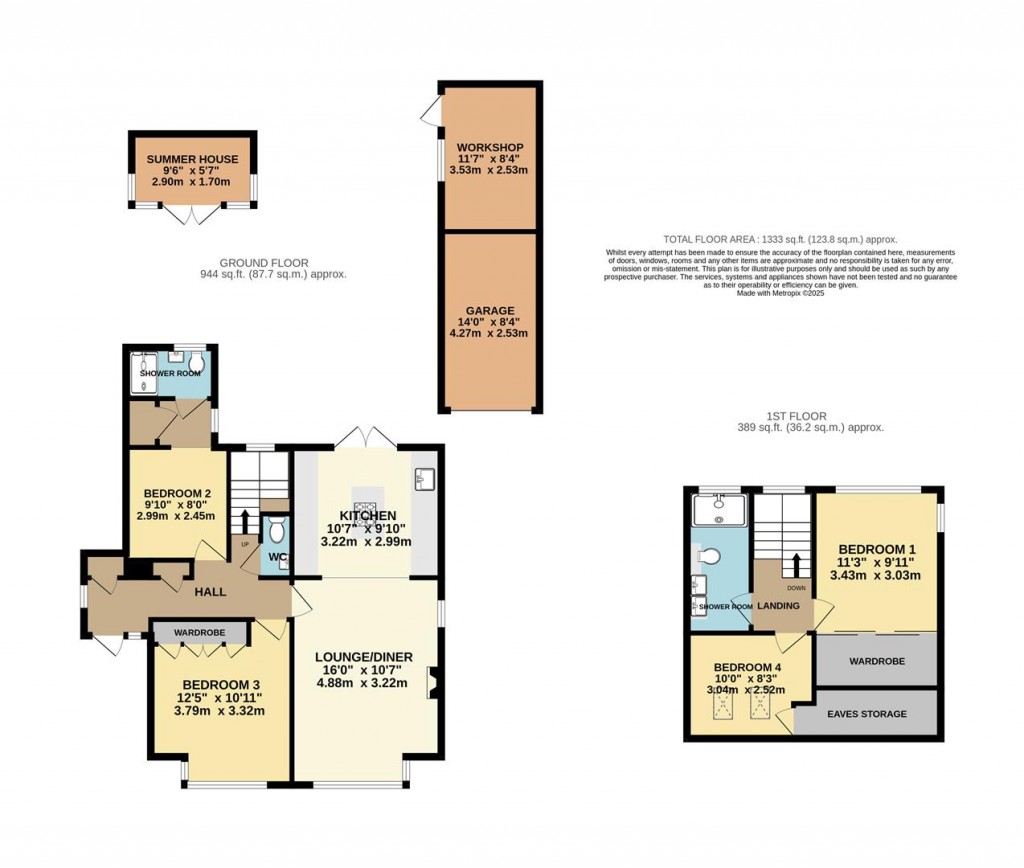 Floorplans For Wayside, Copythorne, Brixham