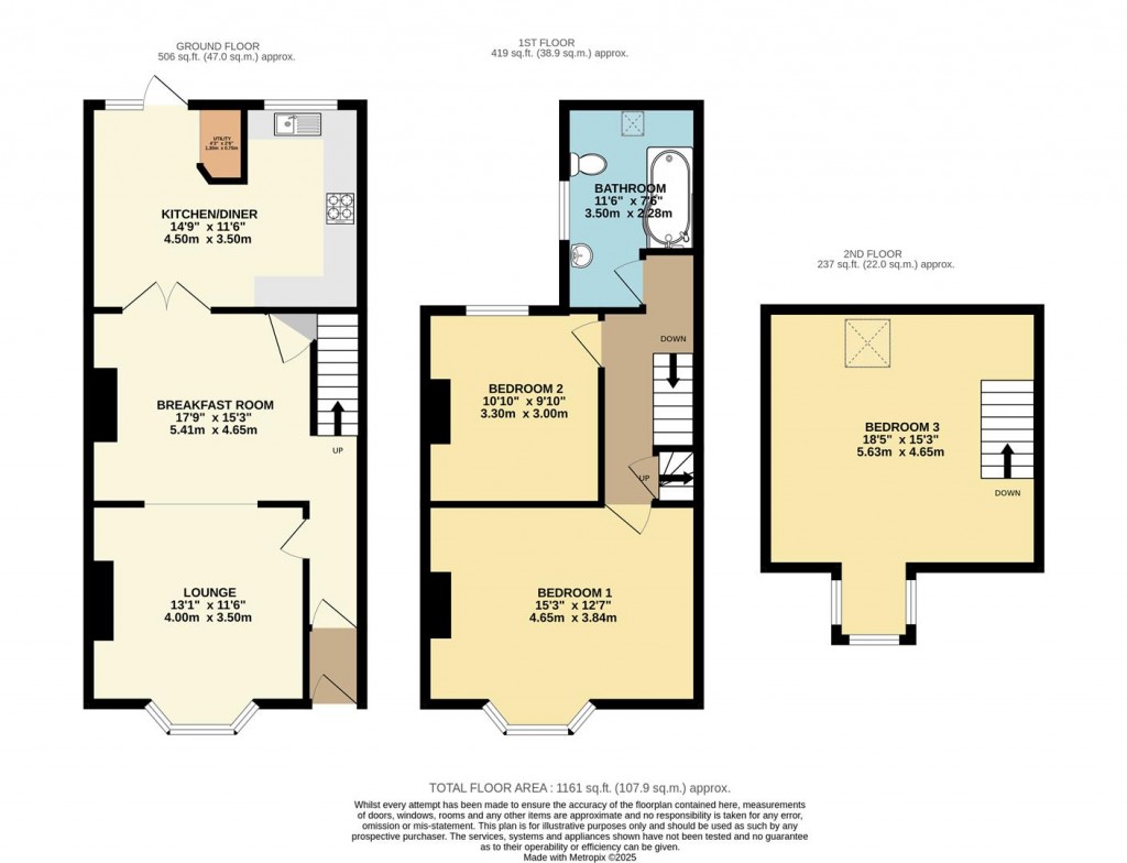 Floorplans For Holborn Road, Brixham
