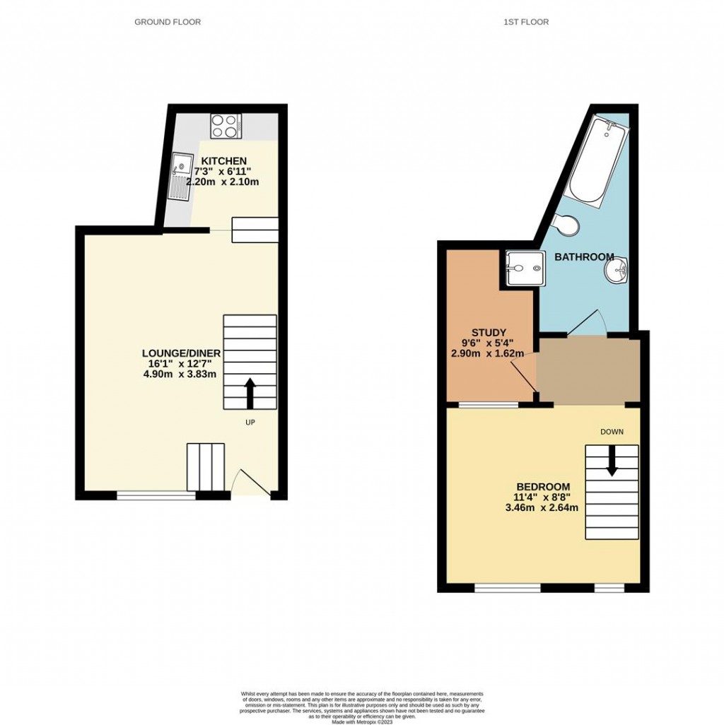 Floorplans For Rea Barn Road, Brixham