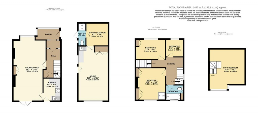 Floorplans For Great Rea Road, Brixham