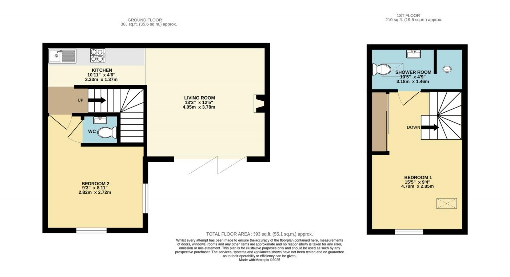 Floorplans For Knick Knack Lane, Brixham