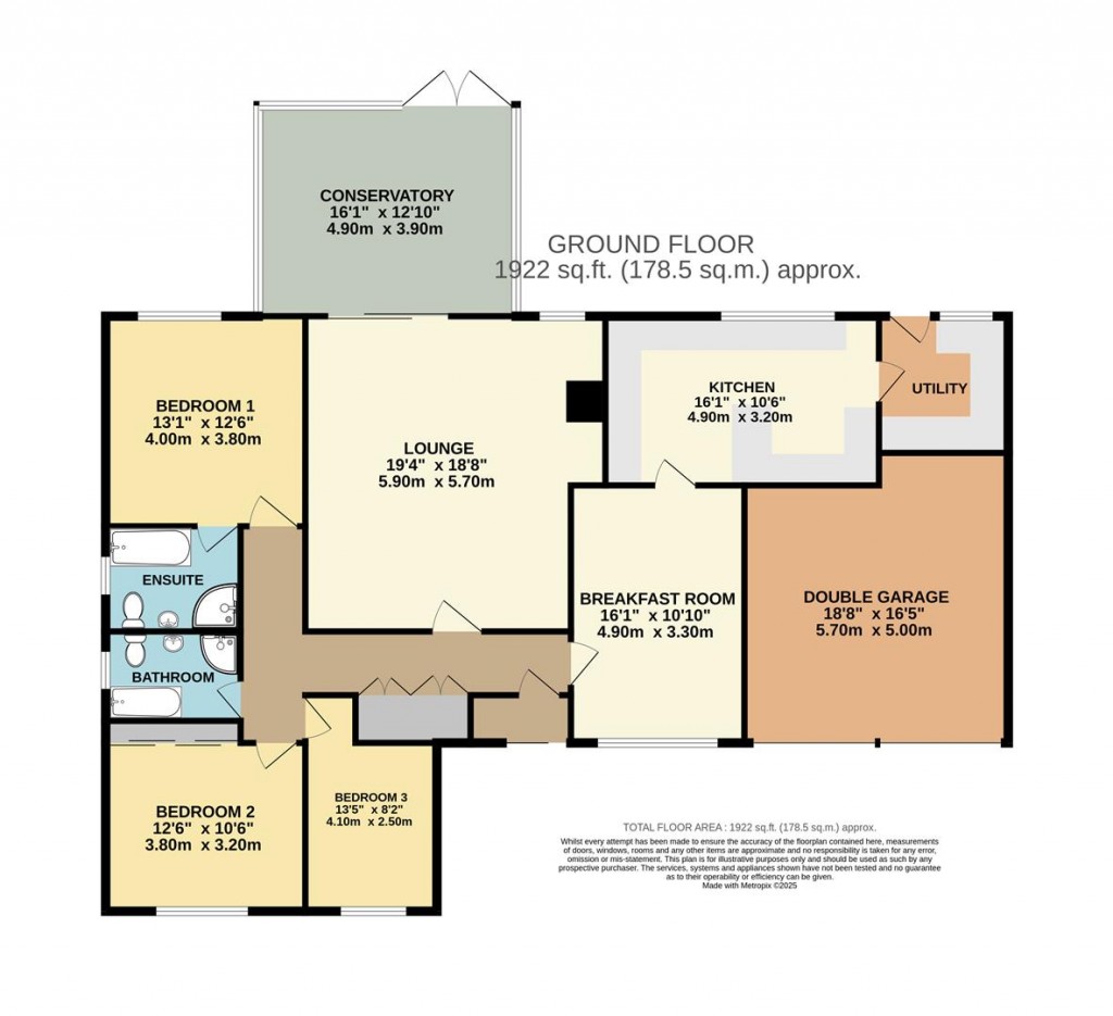 Floorplans For Rippon Close, Higher Brixham, Brixham