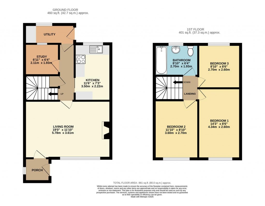 Floorplans For Queens Road, Brixham
