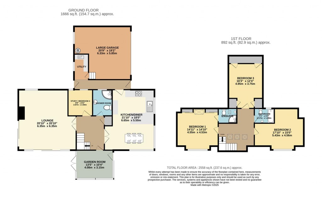 Floorplans For Higher Warborough Road, Galmpton