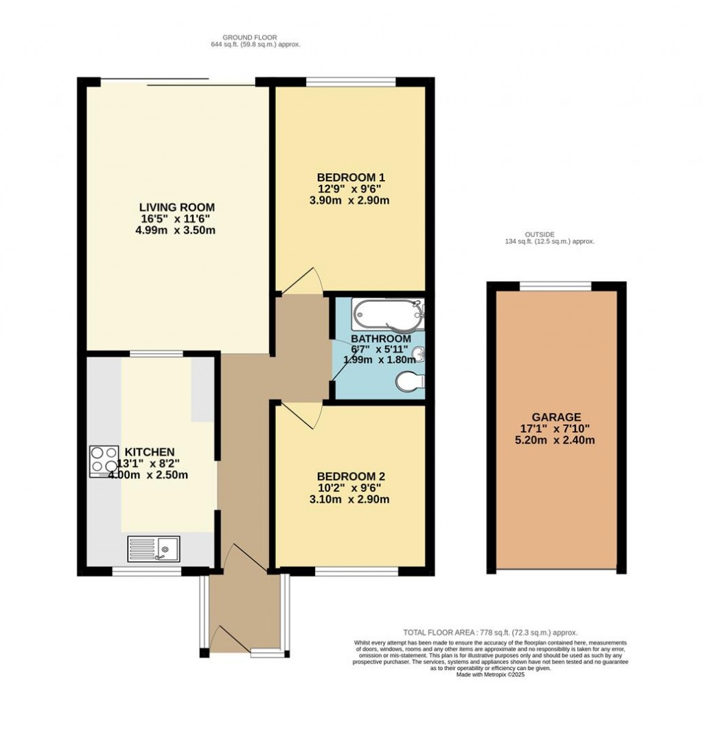 Floorplans For Speedwell Close, Brixham