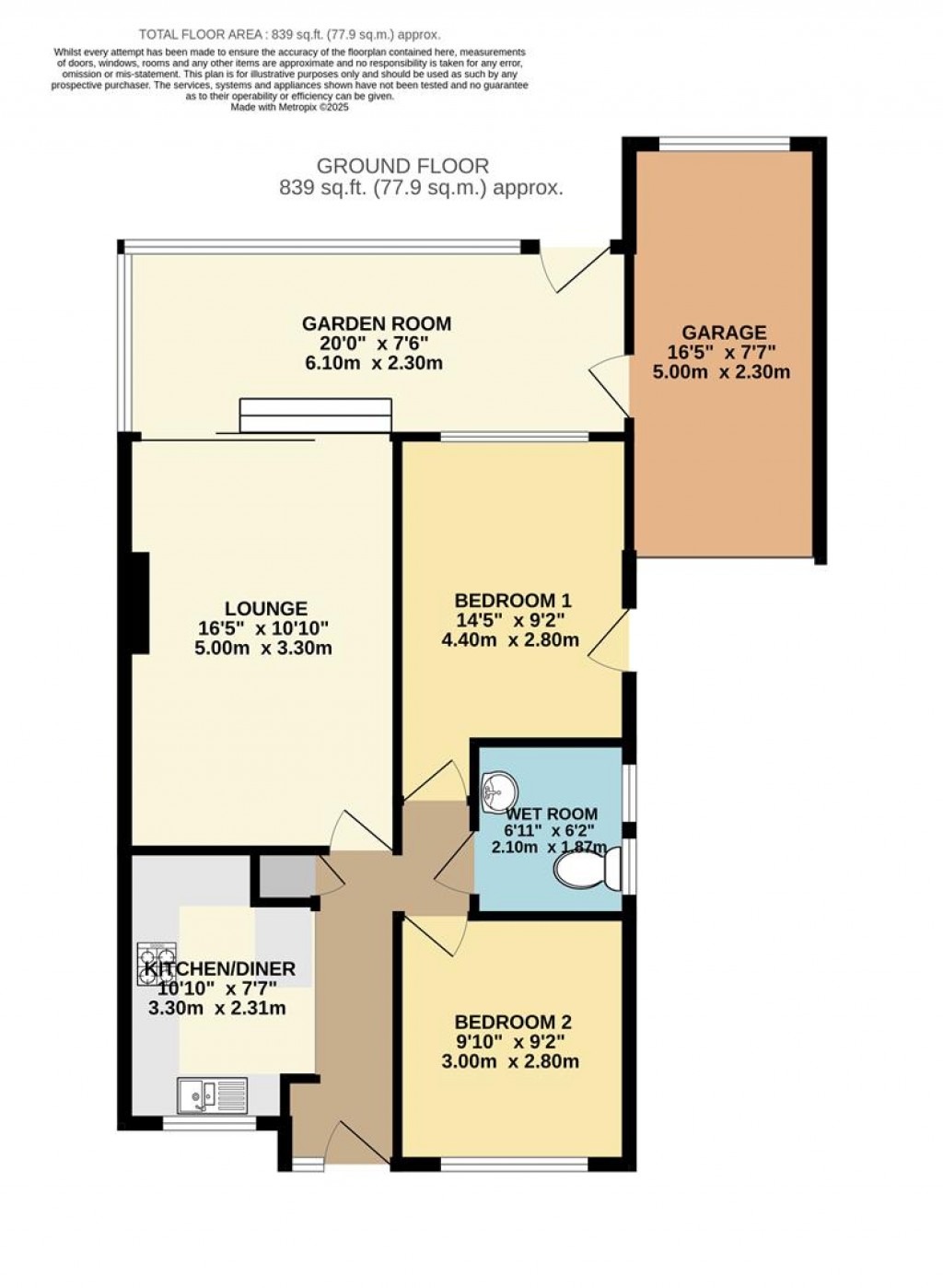 Floorplans For Milton Crescent, Brixham