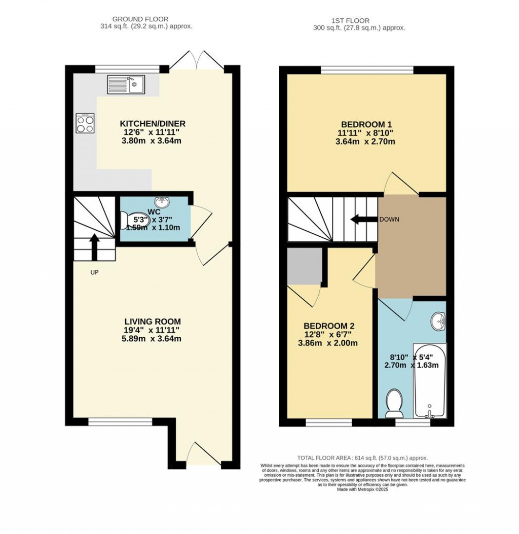 Floorplans For Meadowsweet Lane, Paignton