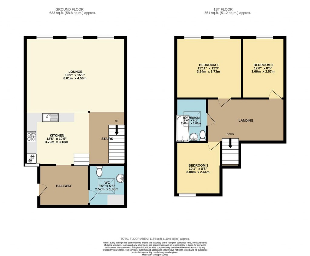 Floorplans For Bolton Street, Brixham