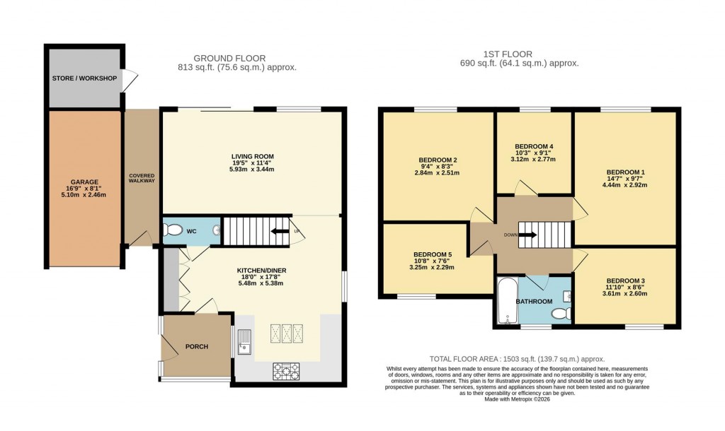 Floorplans For Alma Road, Brixham