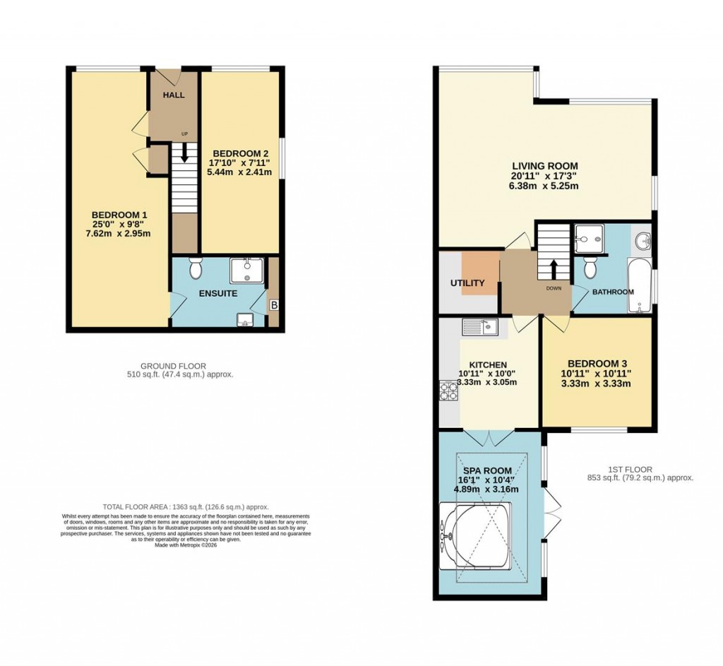 Floorplans For Ocean View Drive, Brixham