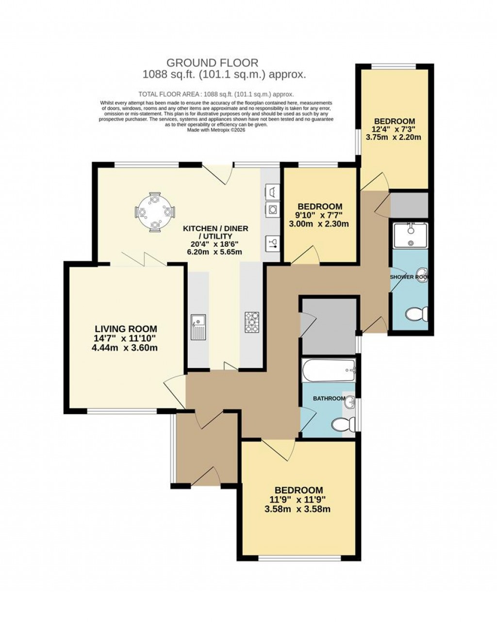 Floorplans For Lakes Road, Brixham